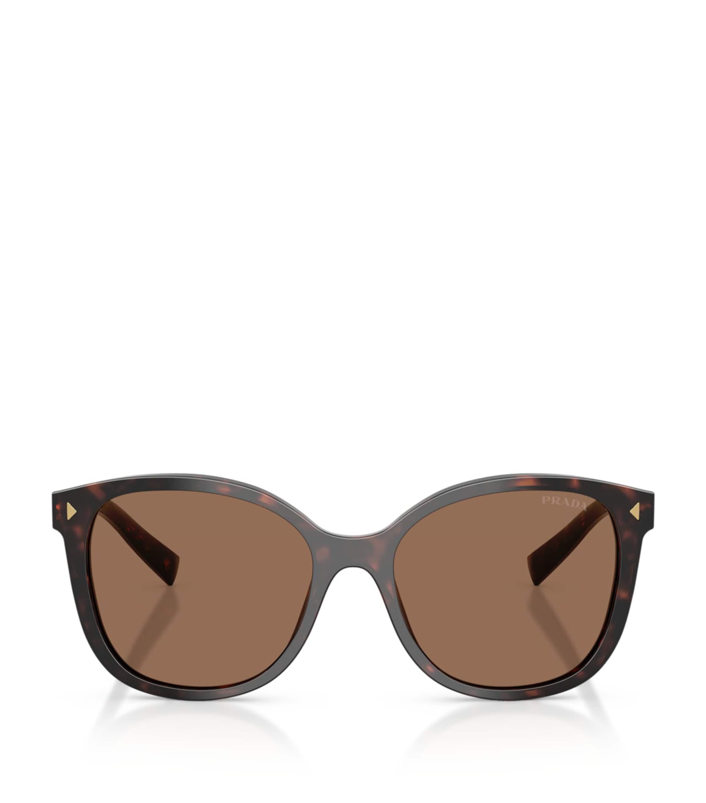 Prada Tortoiseshell Square Sunglasses Brown