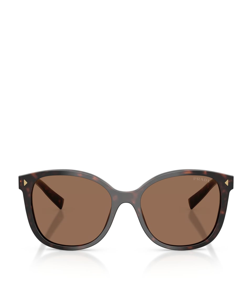 Prada Tortoiseshell Square Sunglasses Brown