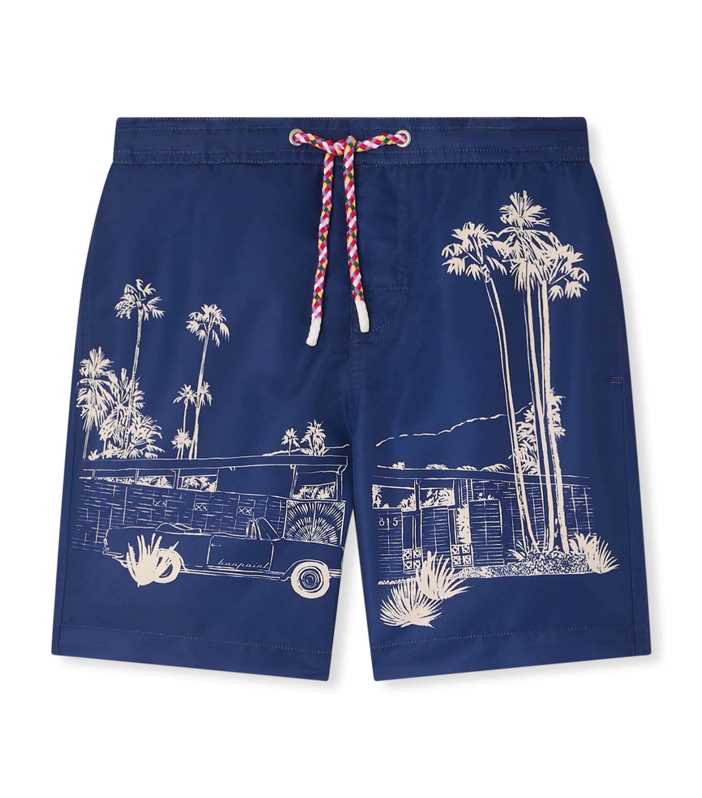 Printed Ariel Swim Shorts (4-8 Years)
