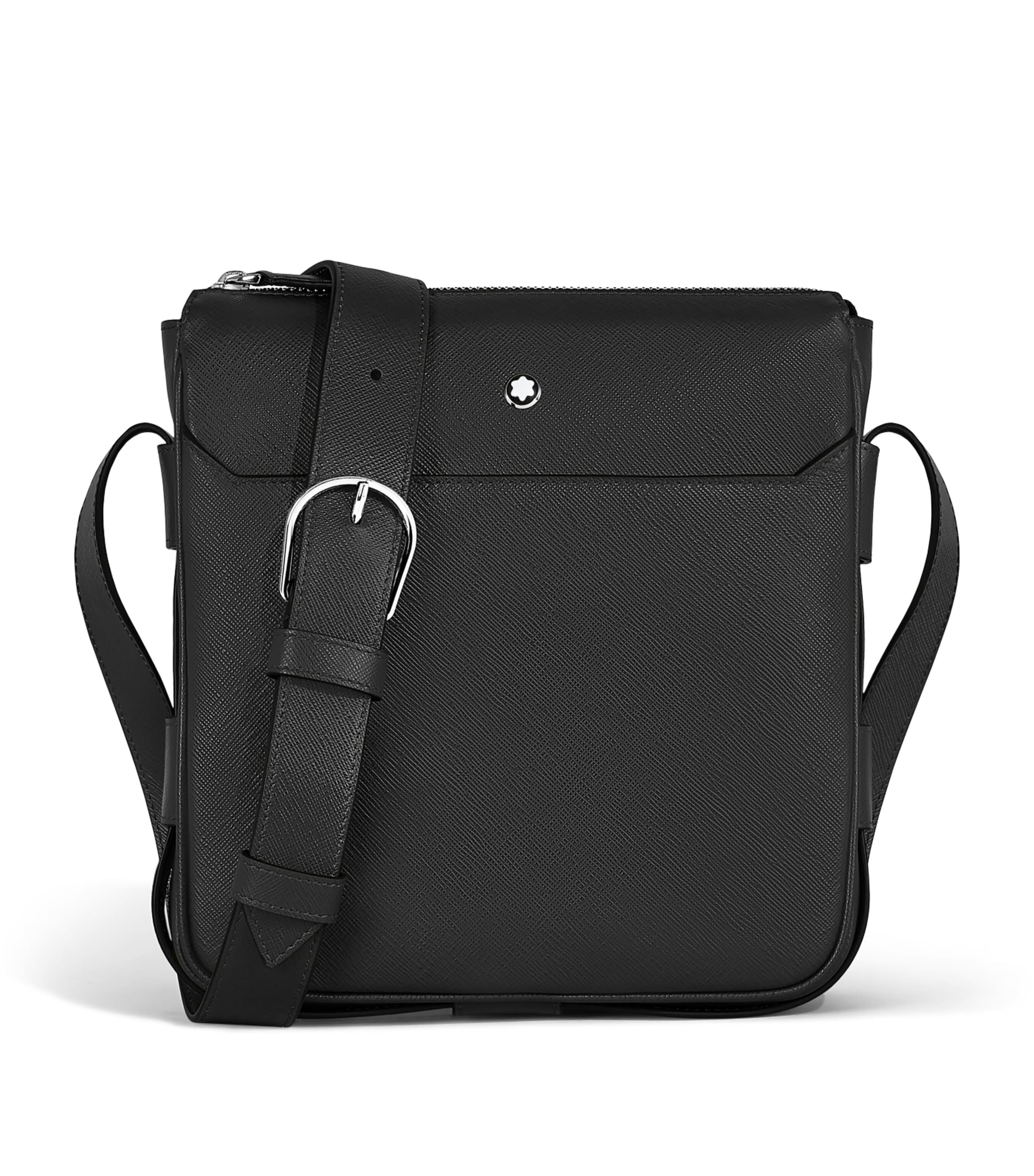 Montblanc Leather Sartorial Cross-Body Bag Black