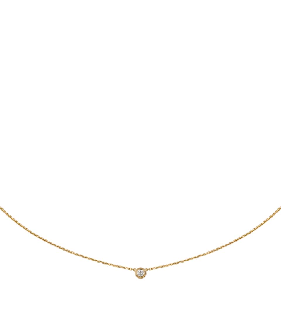 Cartier Extra-Small Yellow Gold and Diamond Cartier d'Amour Necklace Yellow Gold