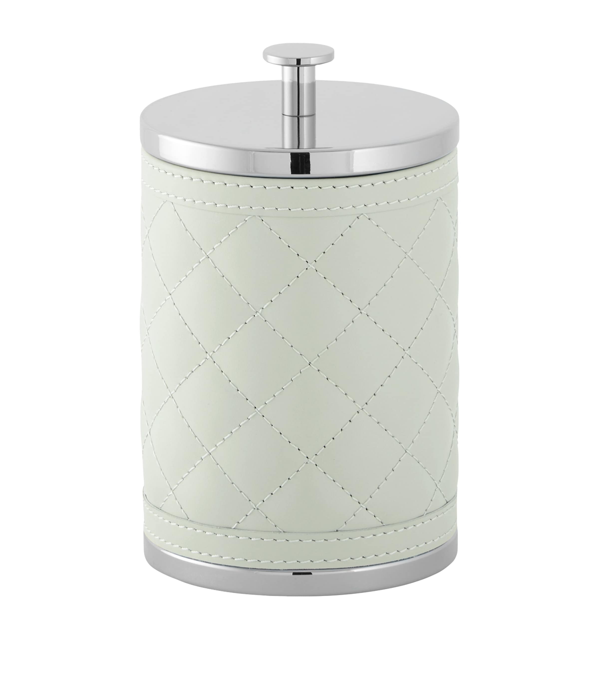 Riviere Large Quilted Alghero Diamonds Box Celadon Green