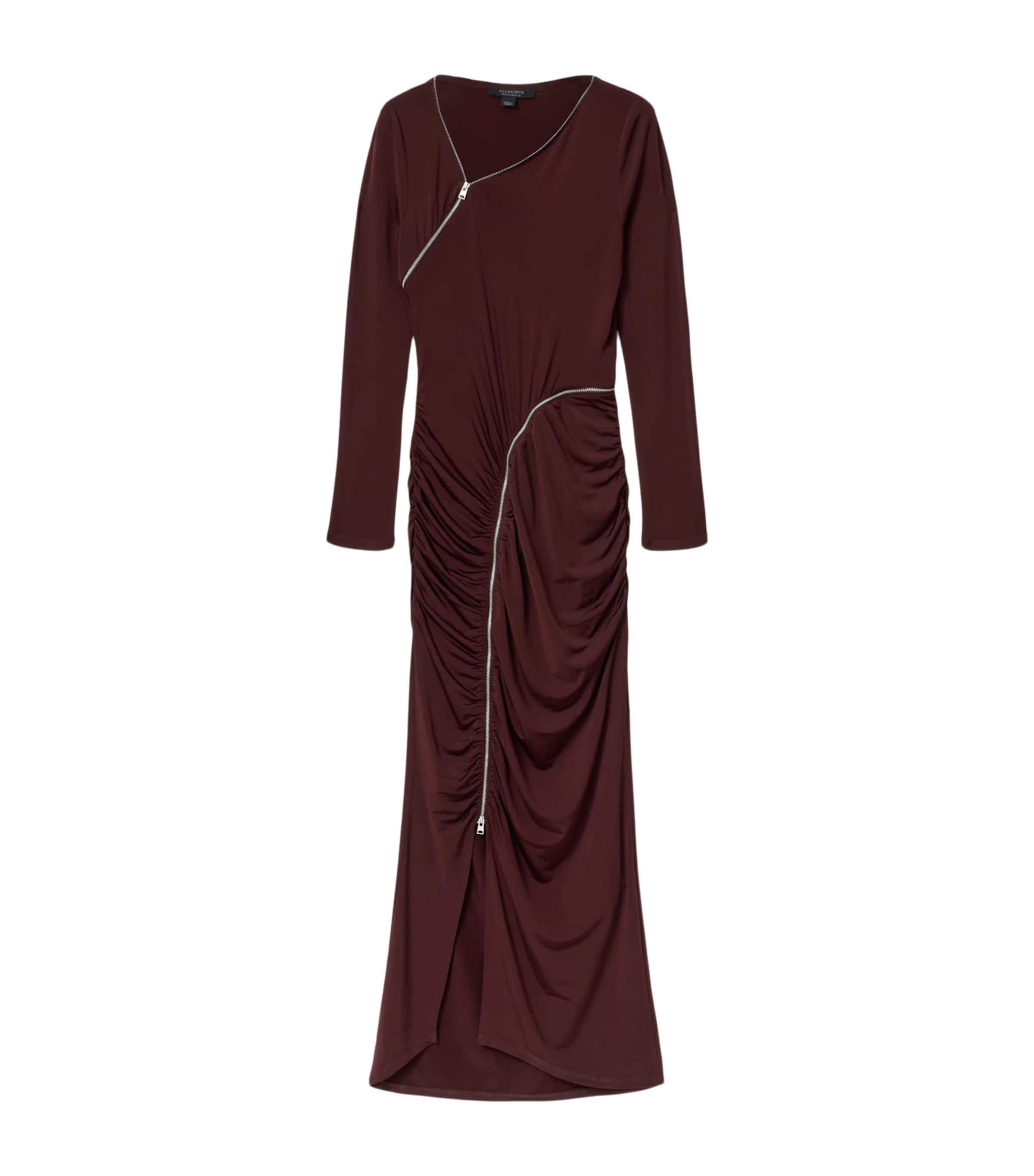 Elsie Zipper Maxi Dress