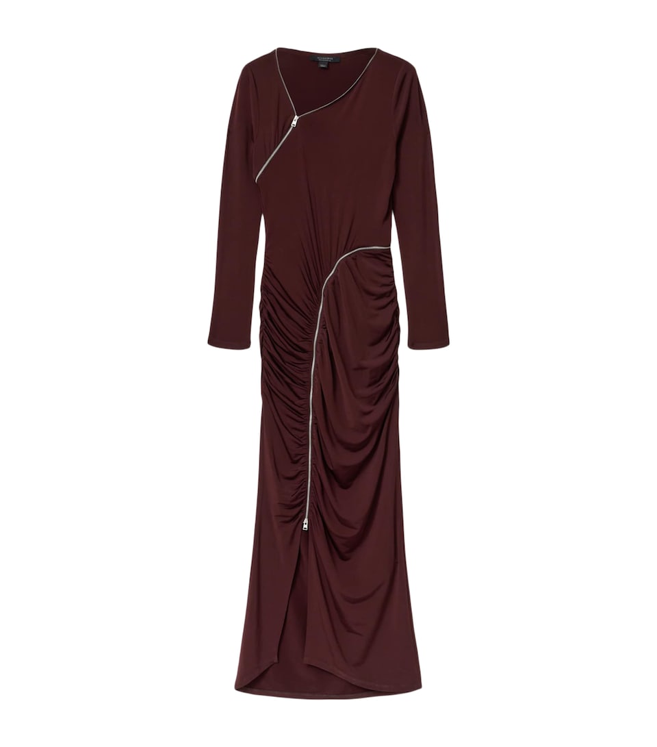 Elsie Zipper Maxi Dress