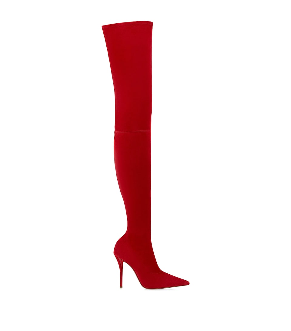 Miss Z Botta Alta Suede Over-The-Knee Boots 100