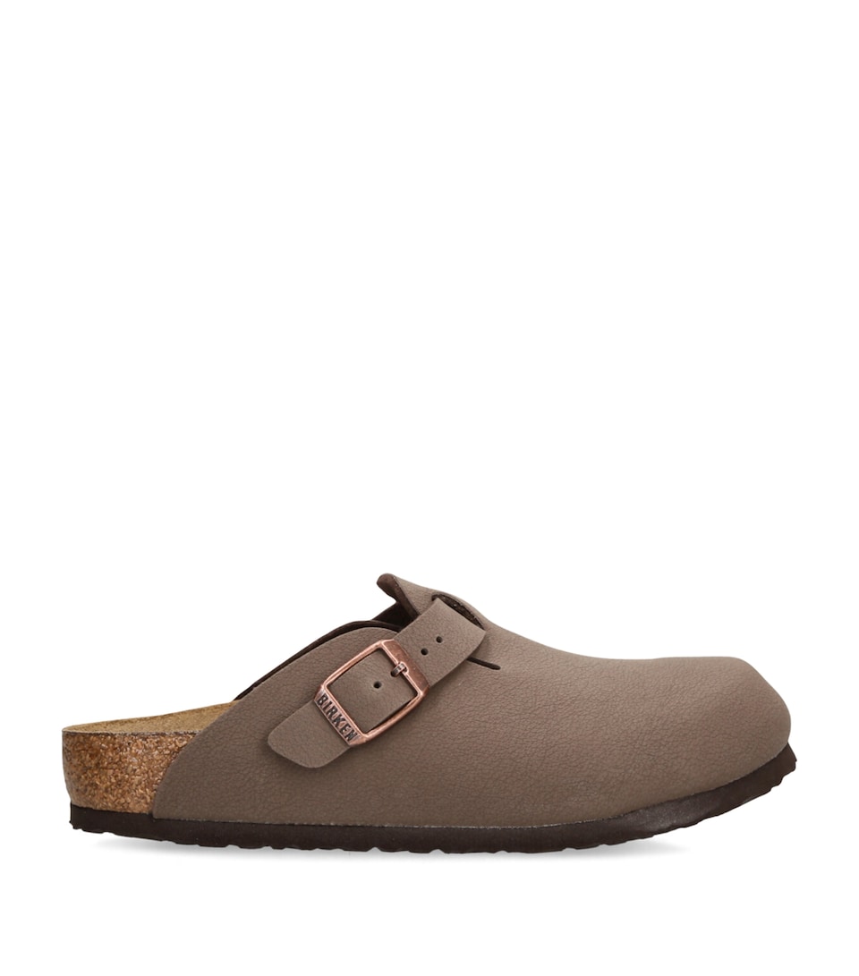 Faux Leather Boston Kids Clogs