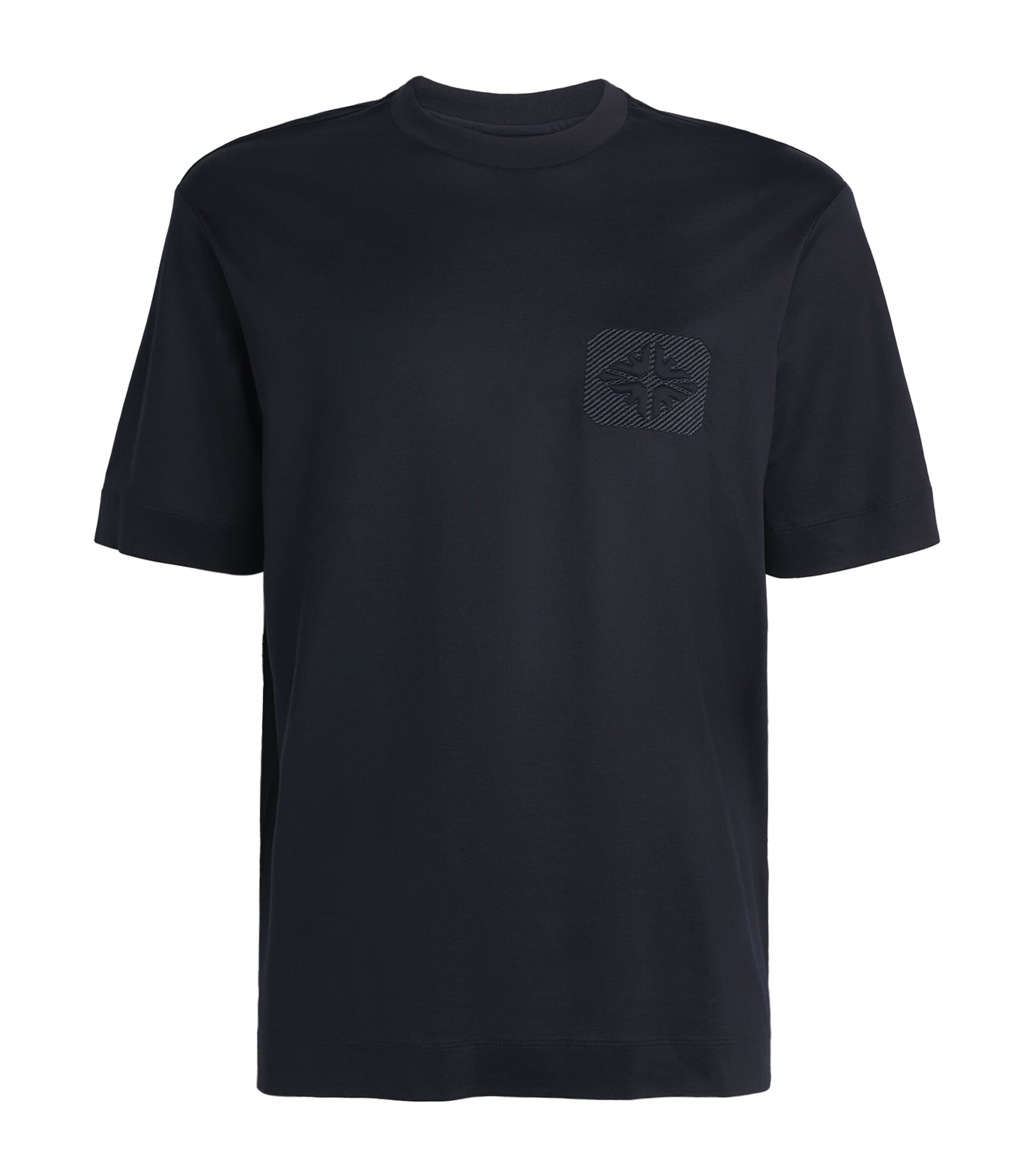 Embossed-Eagle Logo T-Shirt