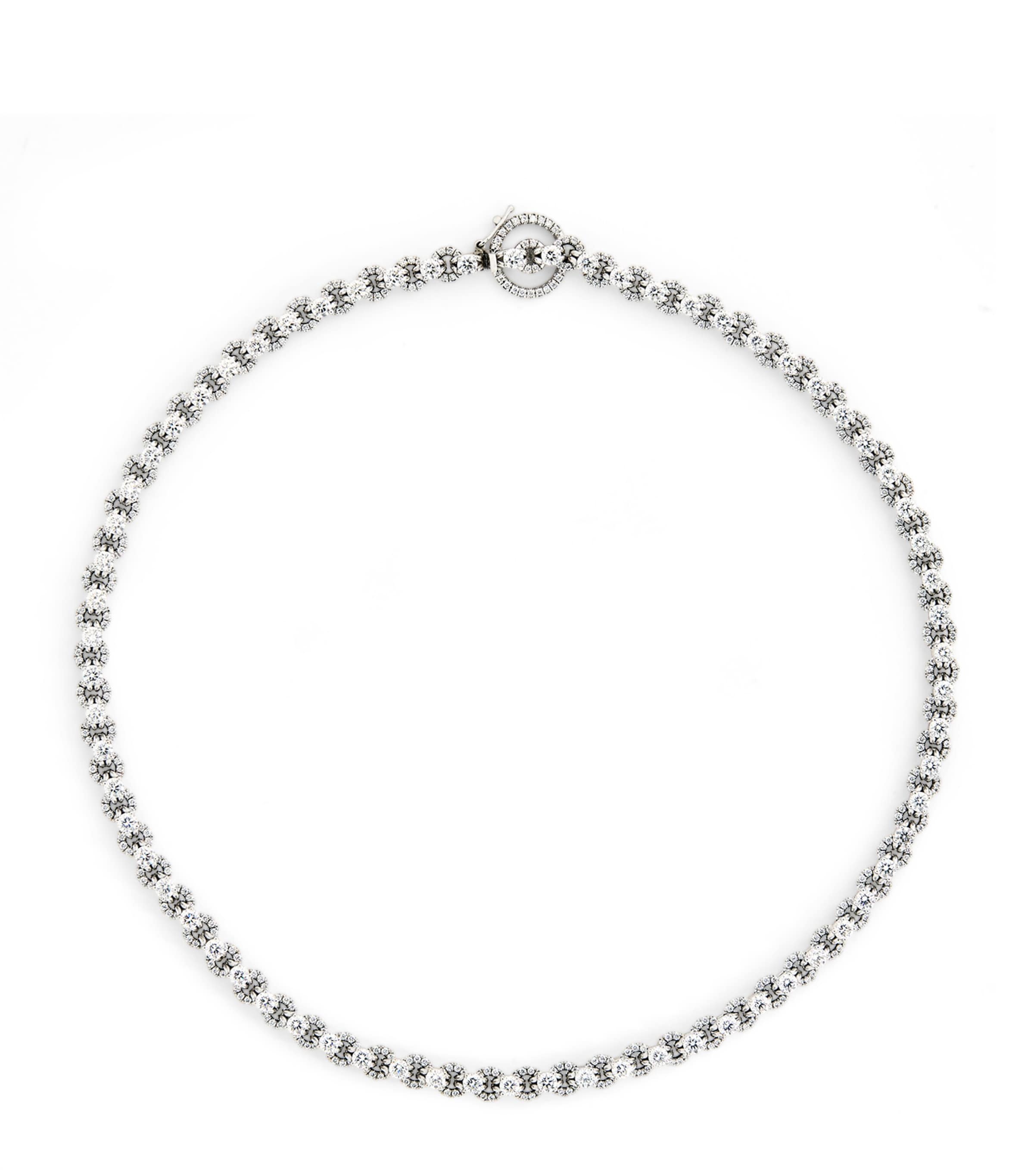 Spinelli Kilcollin White Gold and Diamond Lumia Necklace White Gold