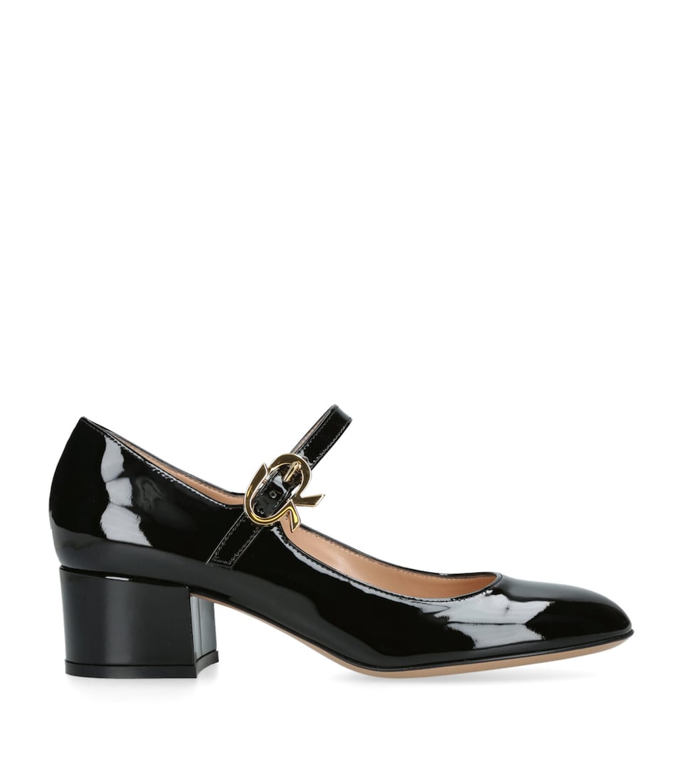 Leather Mary Court Shoes 45