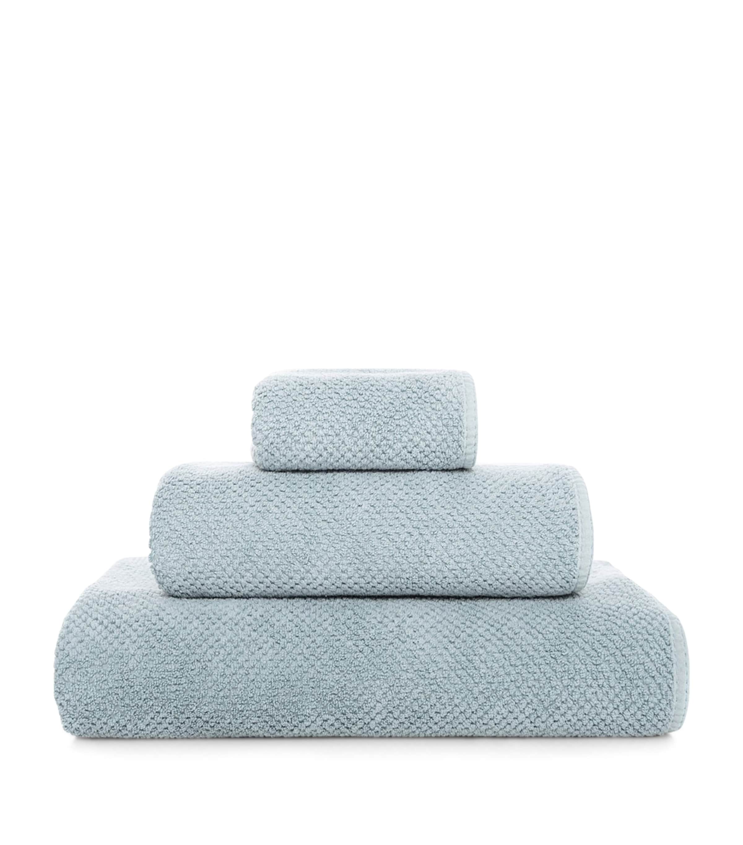 GRACCIOZA Bee Waffle Bath Sheet (100cm x 150cm) Seamist