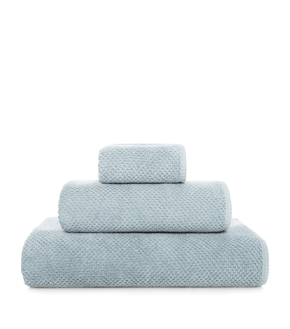 GRACCIOZA Bee Waffle Bath Sheet (100cm x 150cm) Seamist