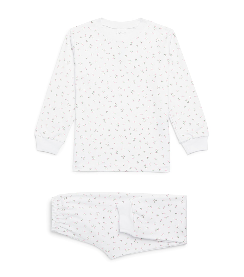 Kissy Kissy Pima Cotton Floral Pyjamas (8-10 Years) Roses Wh