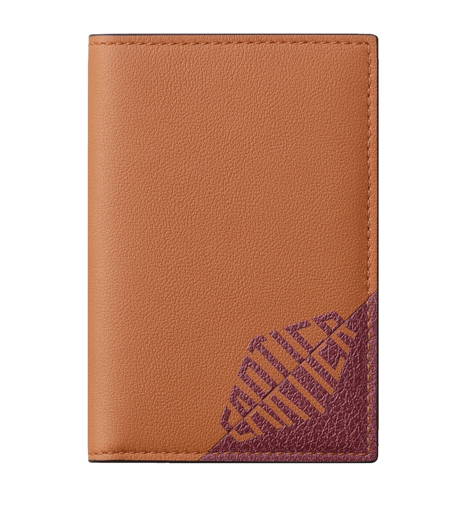 Leather Losange Shadow Card Holder