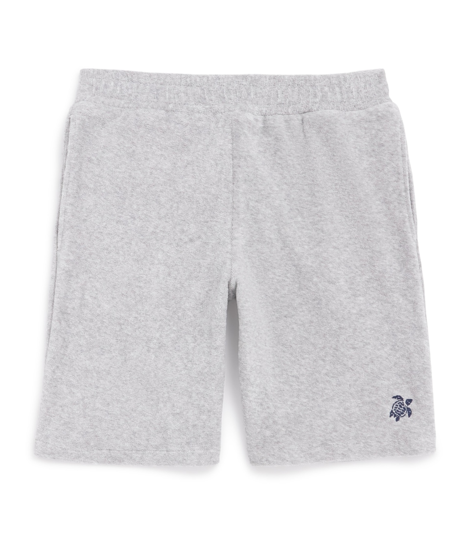Cotton Towelling Embroidered Shorts (2-14 Years)