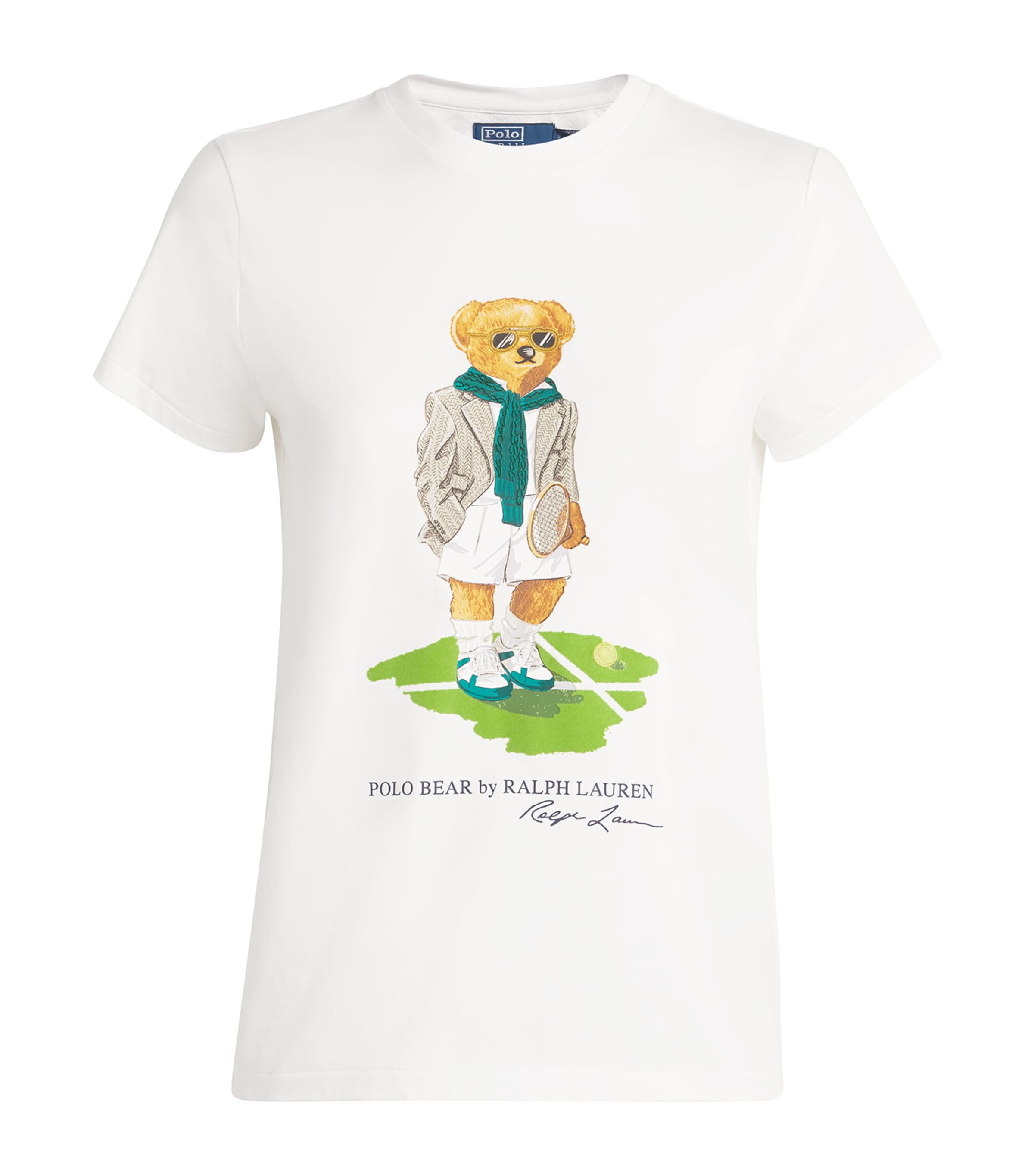 RLX Ralph Lauren x Wimbledon Cotton Bear T-Shirt | Harrods US