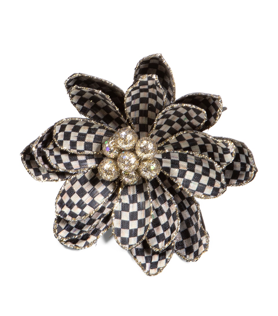 Courtly Check Flower Tree Decoration