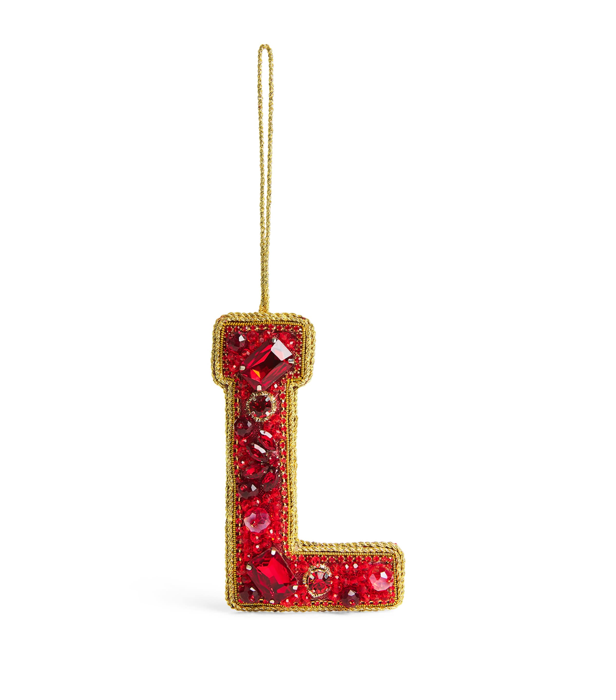 Embellished L Tree Decoration