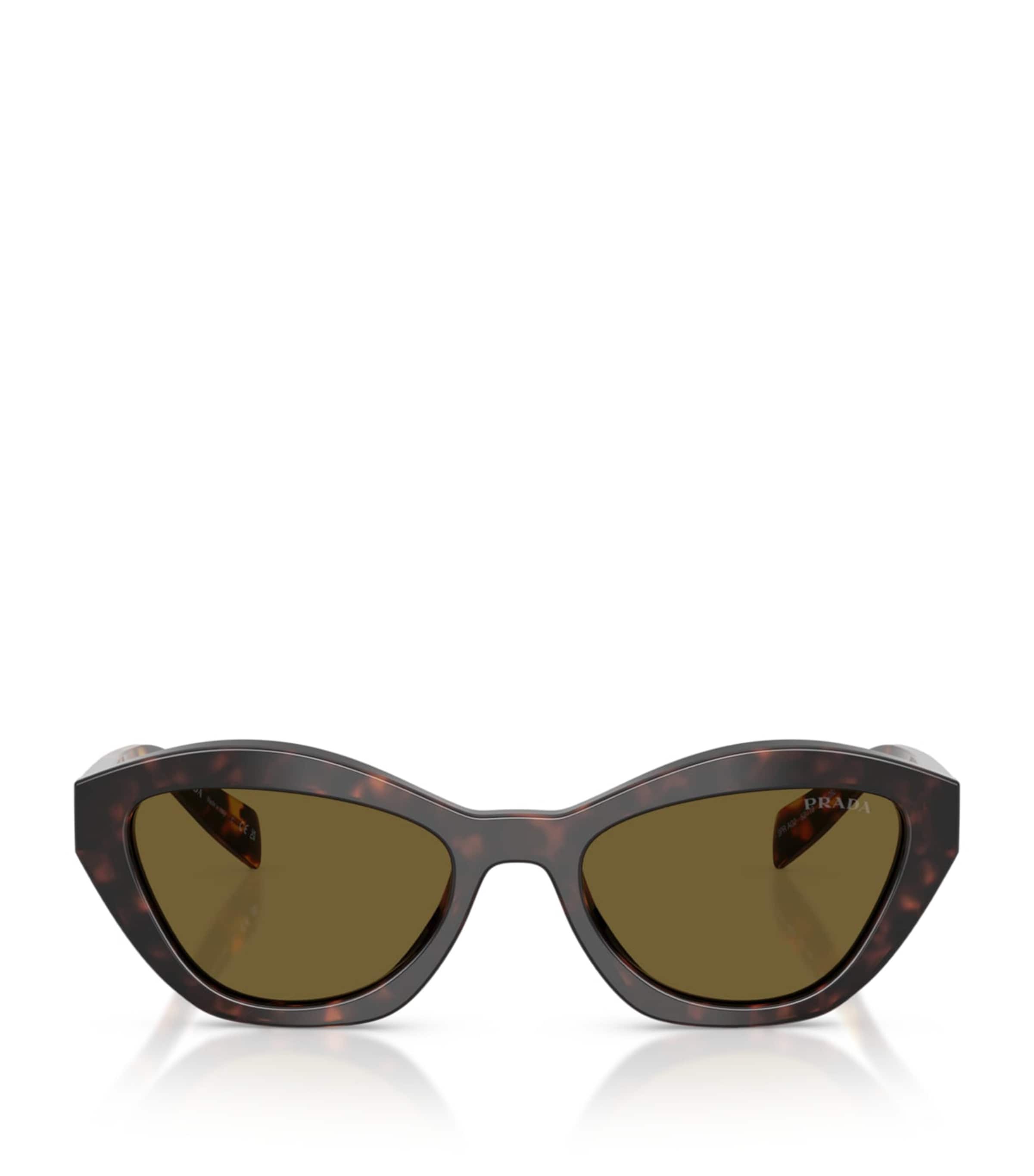 Prada Tortoiseshell Butterfly Sunglasses Brown