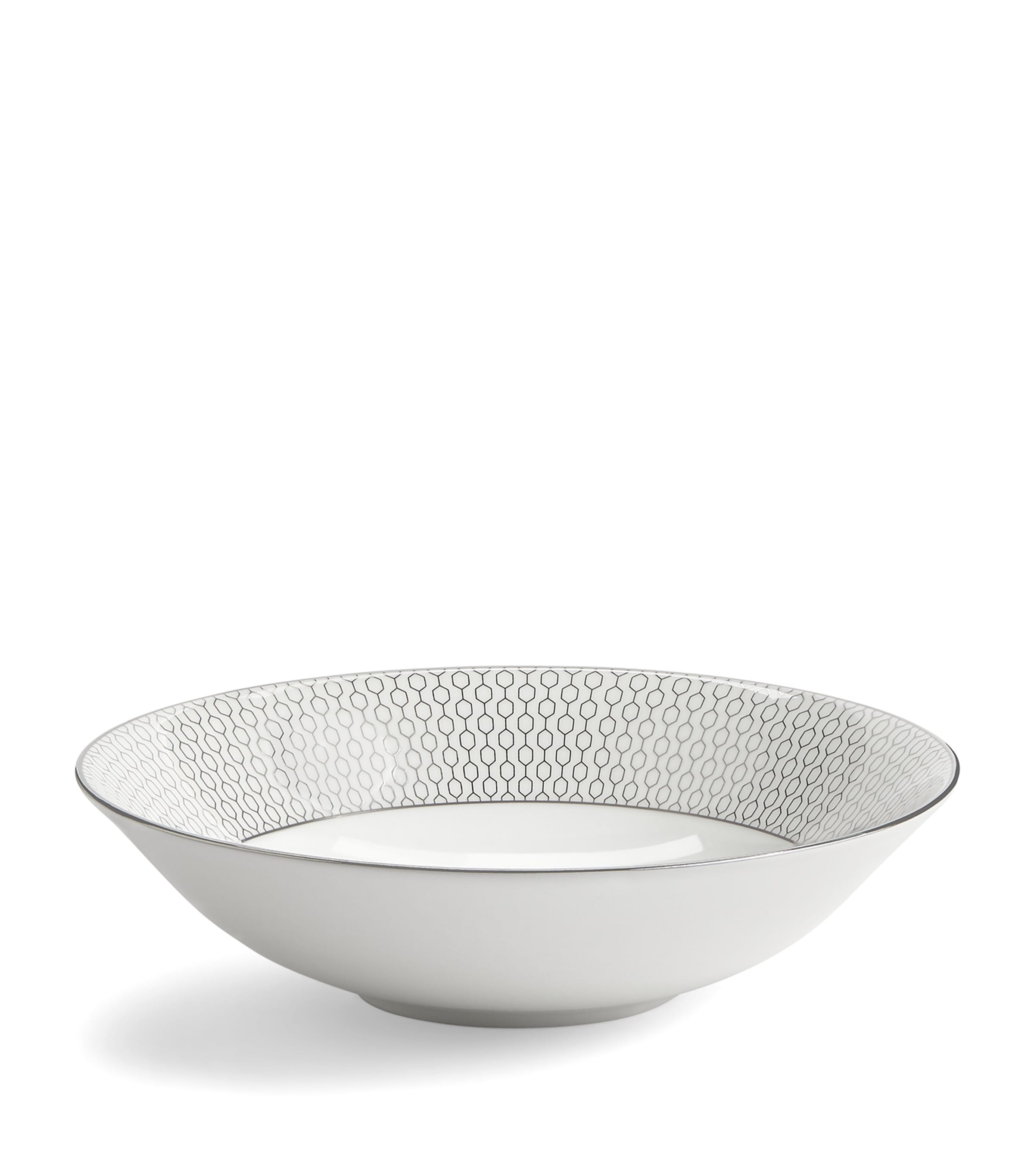 Wedgwood Gio Platinum Soup Bowl (20cm) White