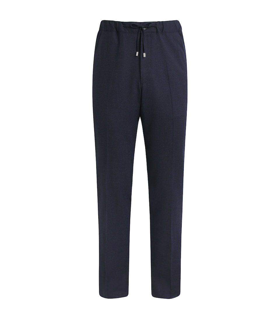 Fioroni Cashmere Mens Virgin Wool Straight Chinos