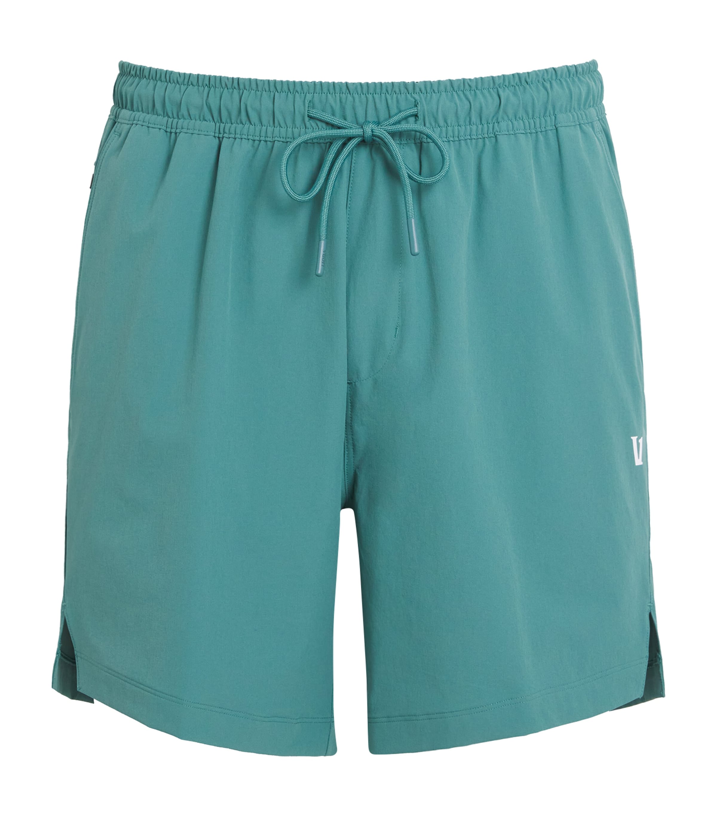 VUORI Mens 7’’ Unlined Crosscourt Shorts Kcy Dark Cyan