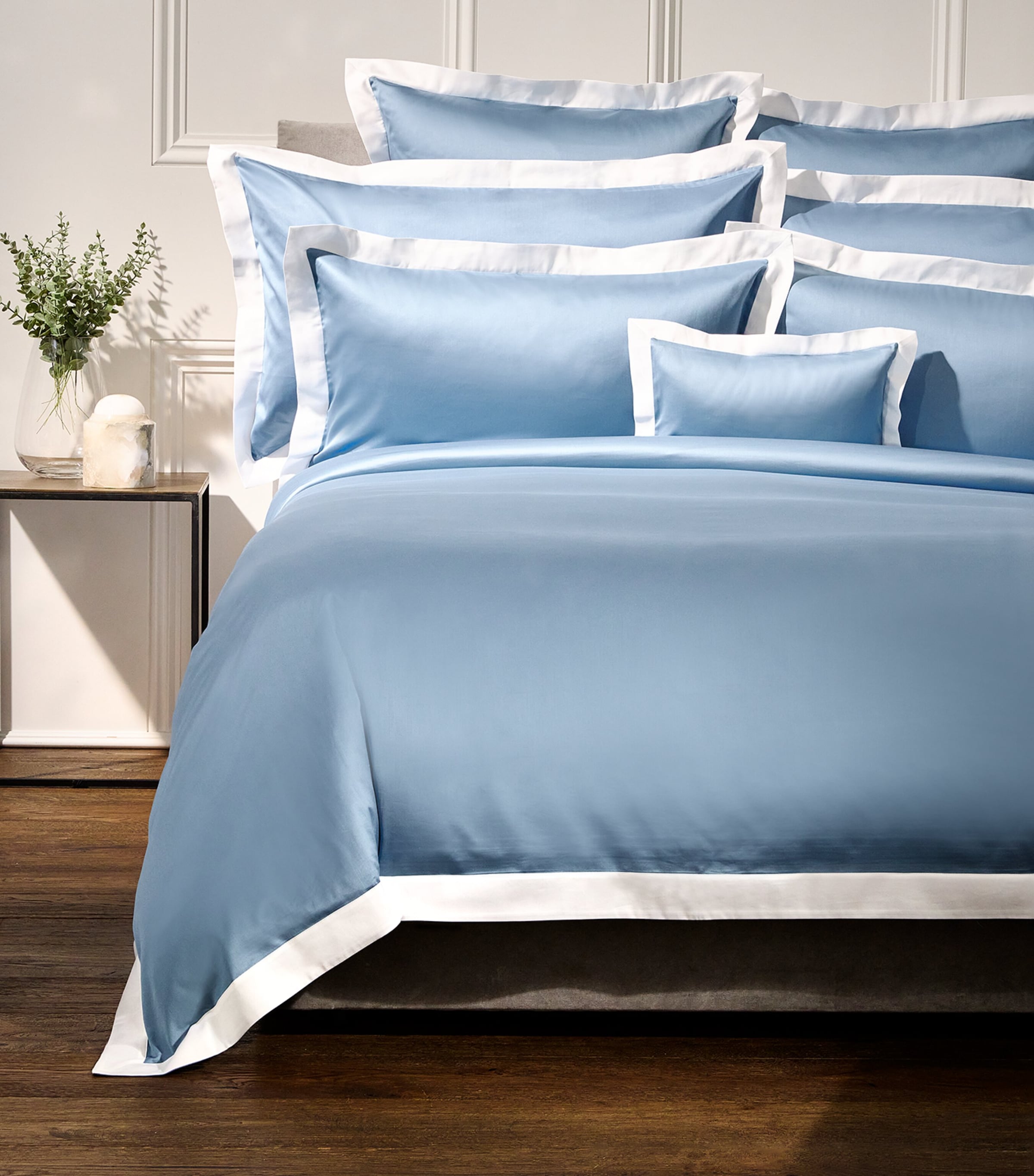 Celso De Lemos Emma King Pillowcase (50cm x 90cm) Ciel