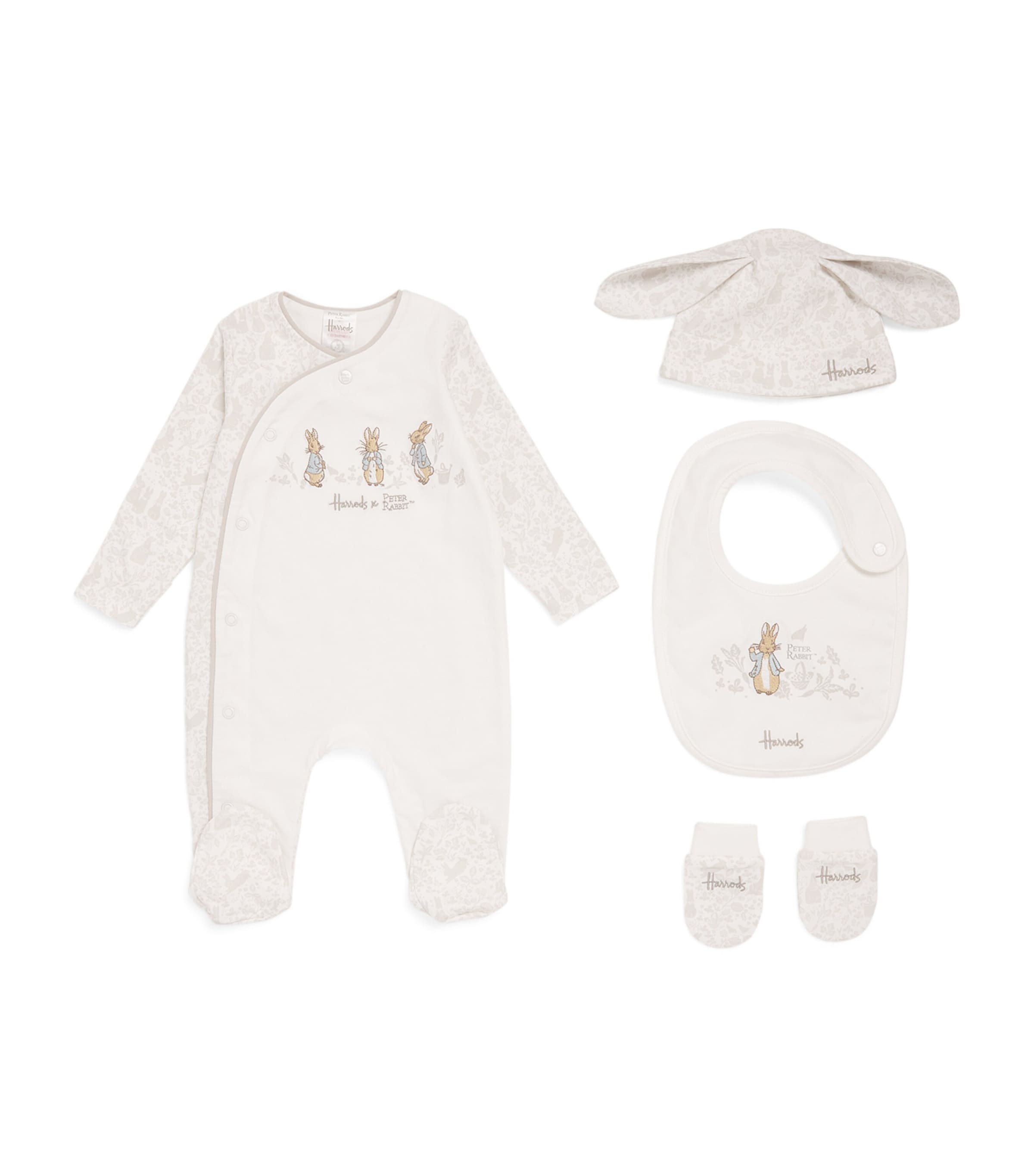 Harrods Peter Rabbit Baby Gift Set (0-9 Months) White