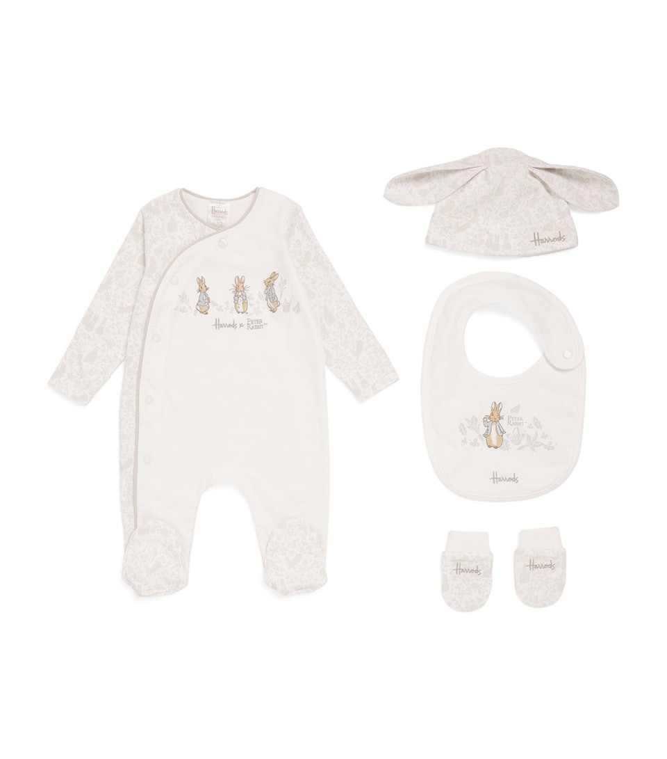 Harrods Peter Rabbit Baby Gift Set (0-9 Months) White