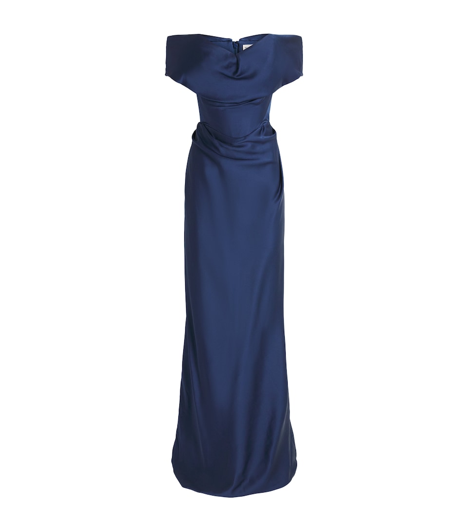 Vivienne Westwood Womens Nova Cocotte Gown Navy