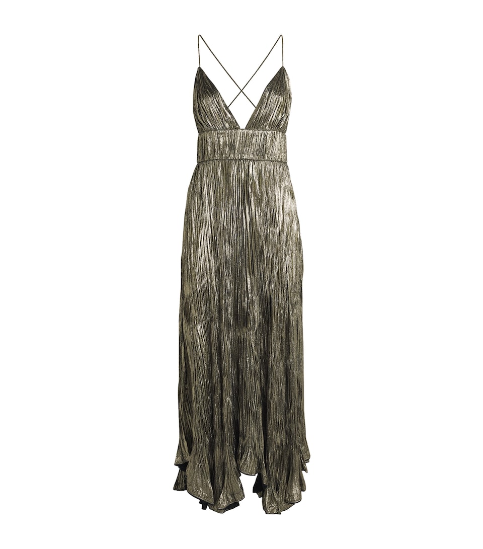 Pleated Persephone Maxi Dress