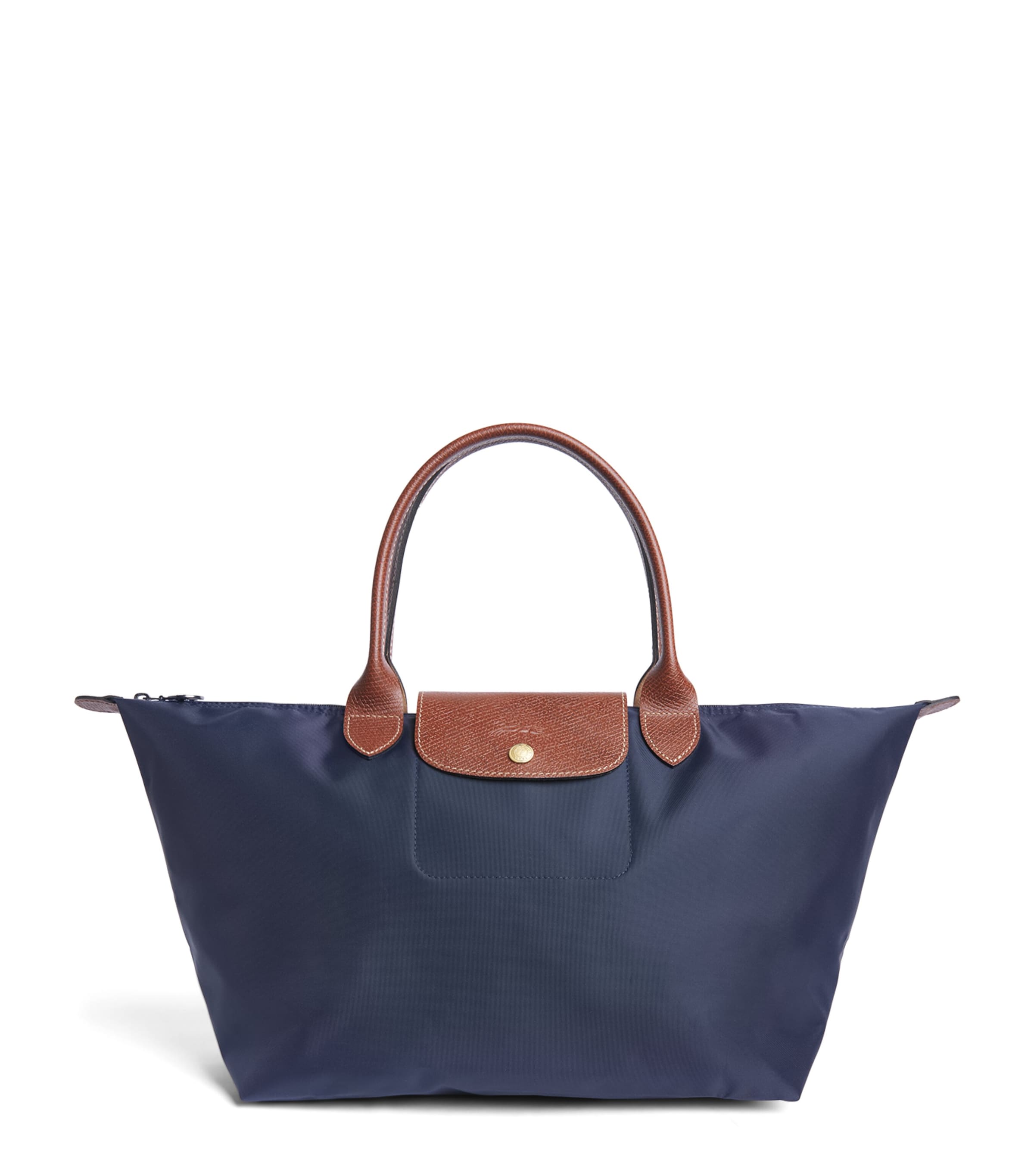 Longchamp Medium Le Pliage Original Handbag Marine