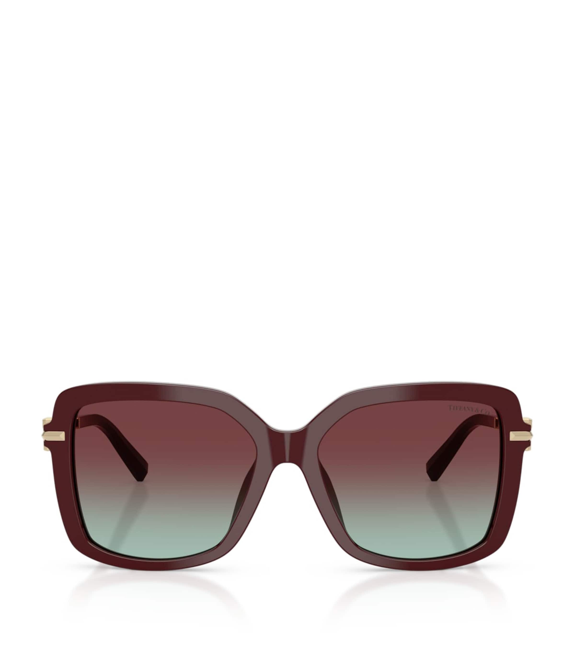 Tiffany & Co. Square Sunglasses Red