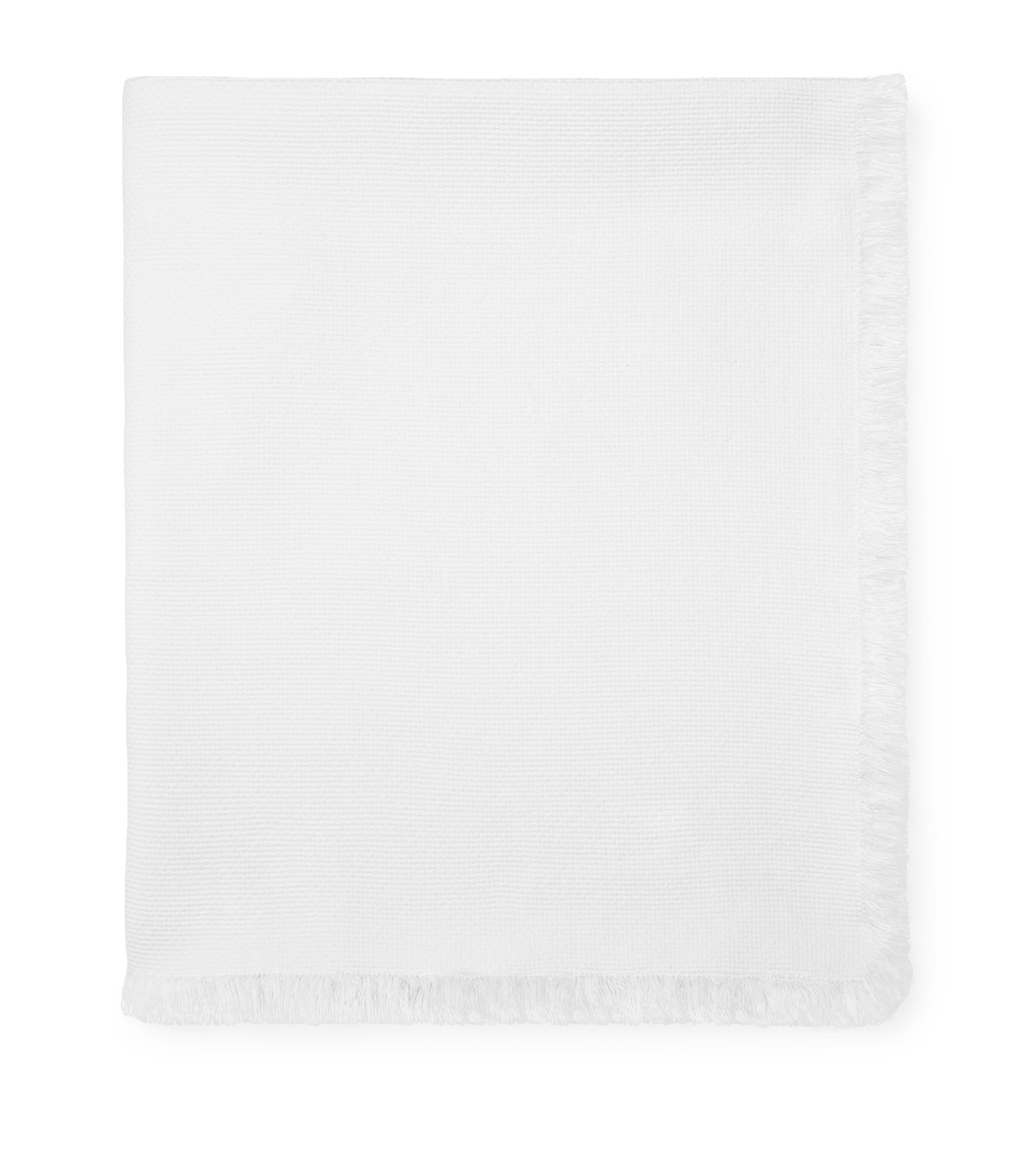 Pratesi Cotton Pistoia Blanket (305cm x 245cm) White