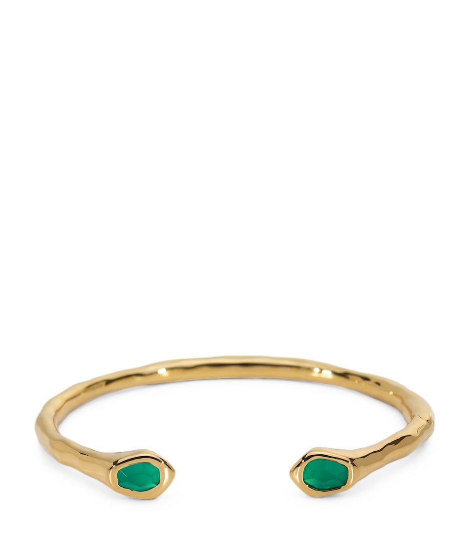 Gold Vermeil and Onyx Odyssey Cuff Bracelet