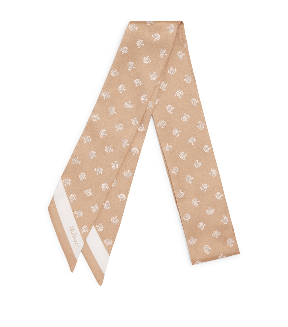 Mulberry Tree Skinny Scarf Camel