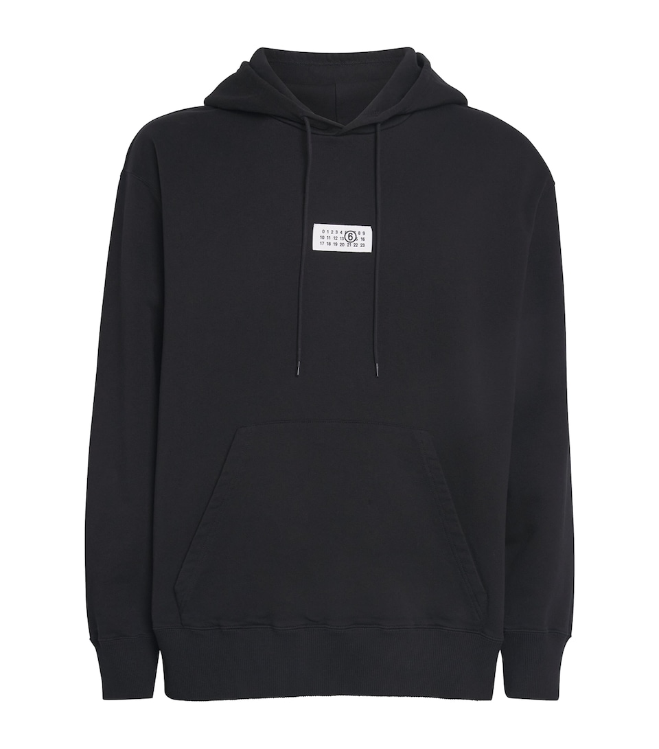 Cotton Numeric Tab Hoodie