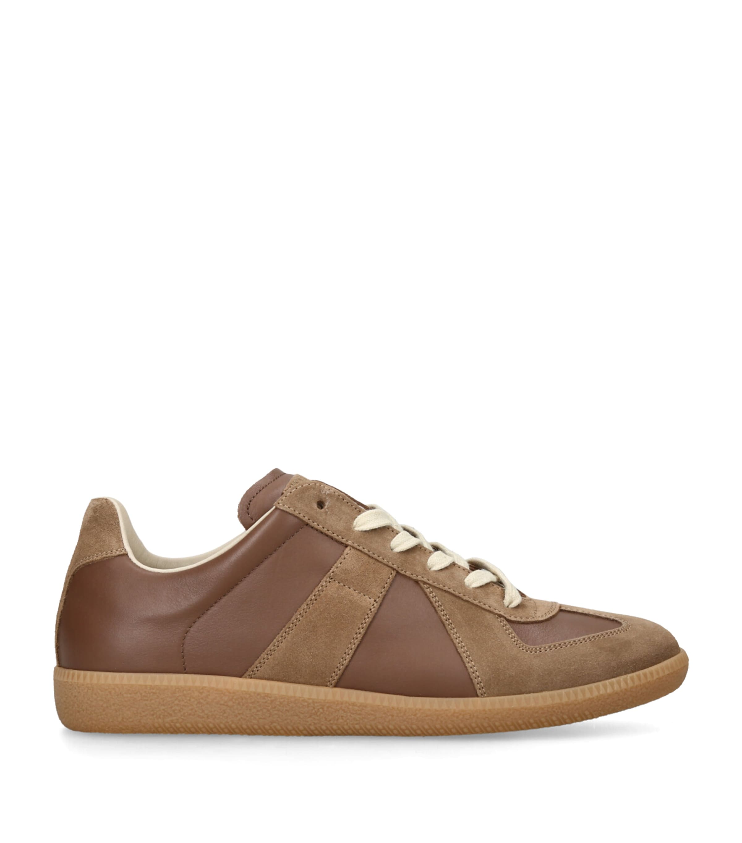 Leather-Suede Replica Sneakers
