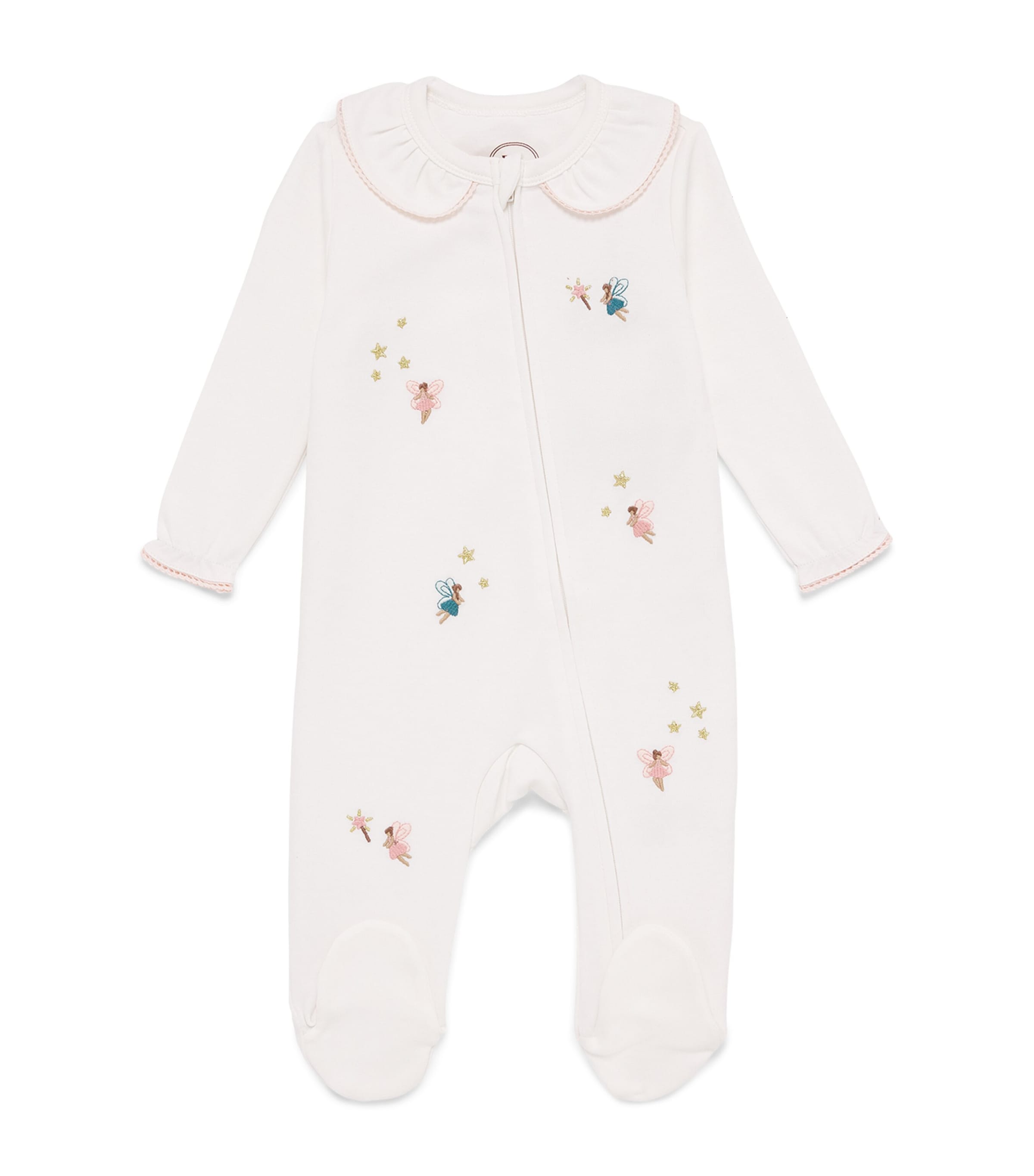 Eleanor Charles Organic Cotton Embroidered Fairy All-In-One (0-18 Months) Fy