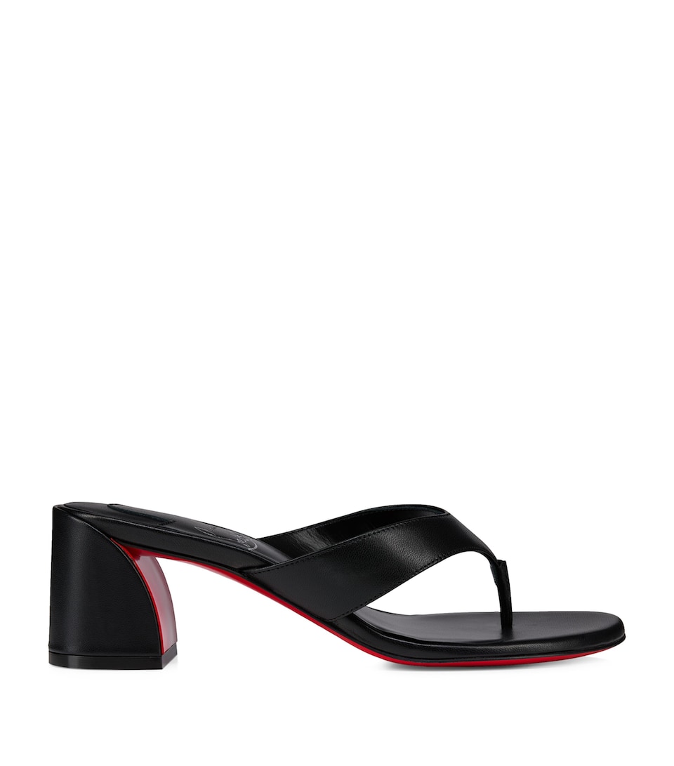 Janetonga Leather Heeled Sandals 55