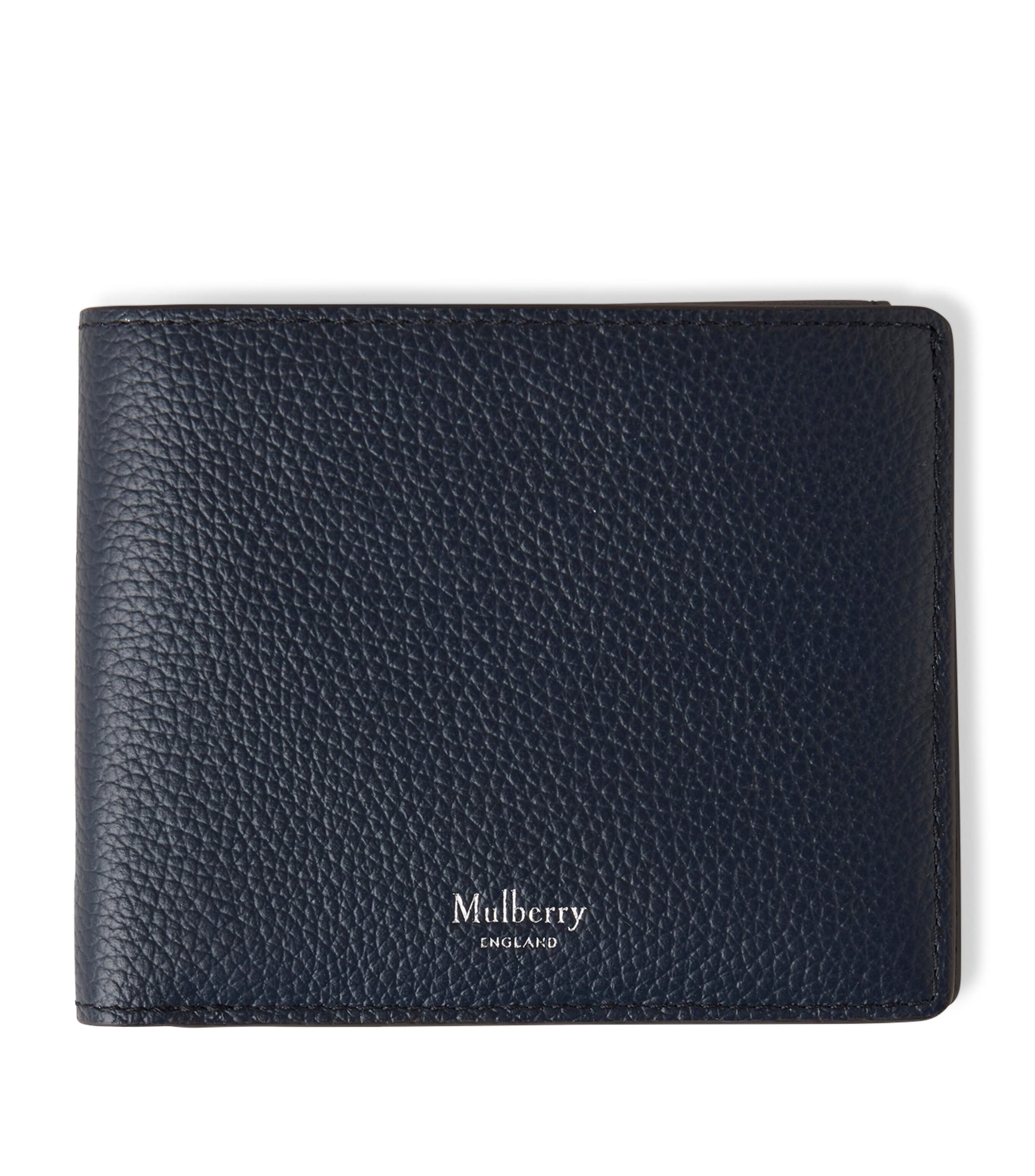 Mulberry Leather Heritage Bifold Wallet Night Sky