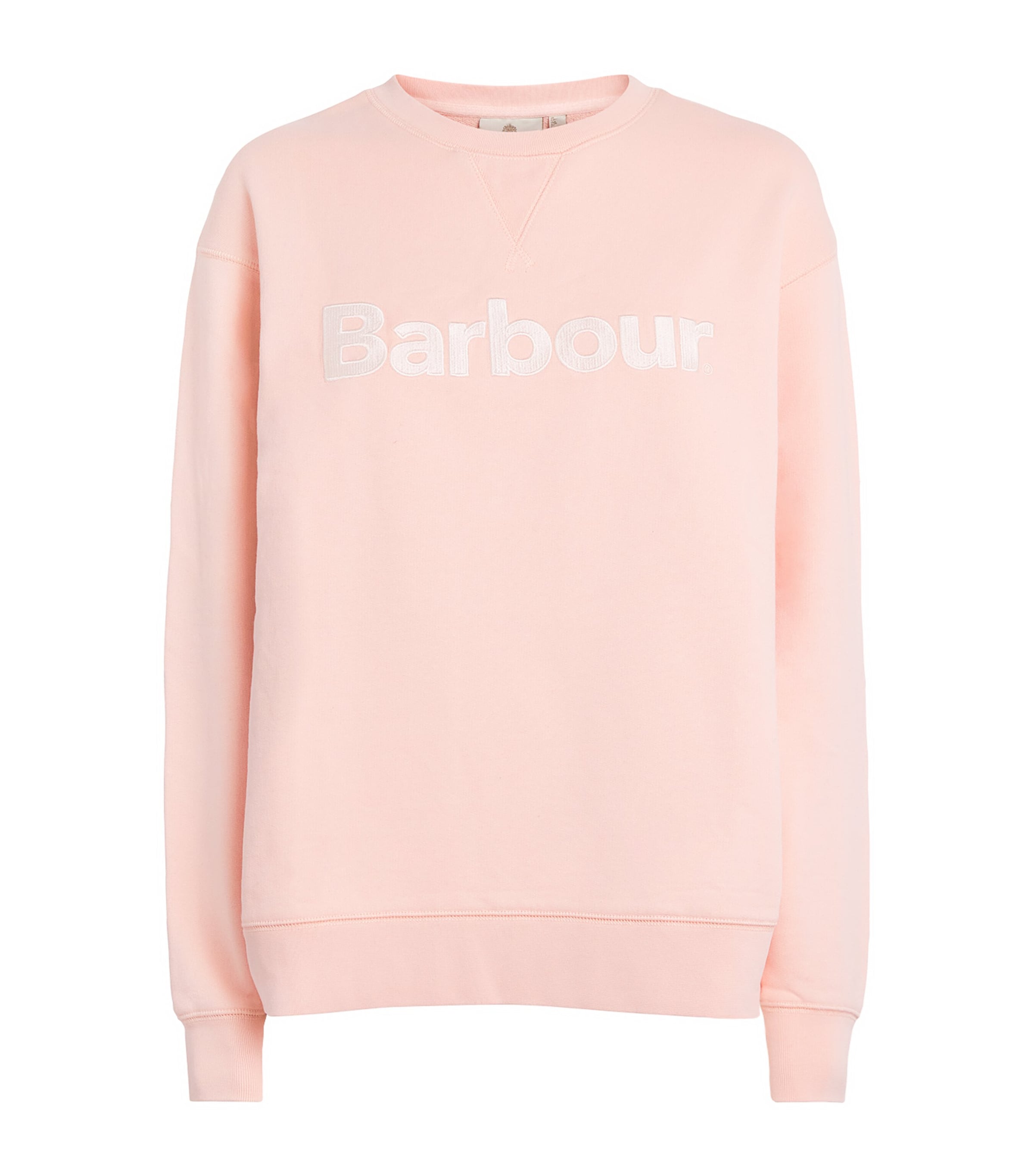 Barbour Cotton Hartland Sweatshirt Pink Blush