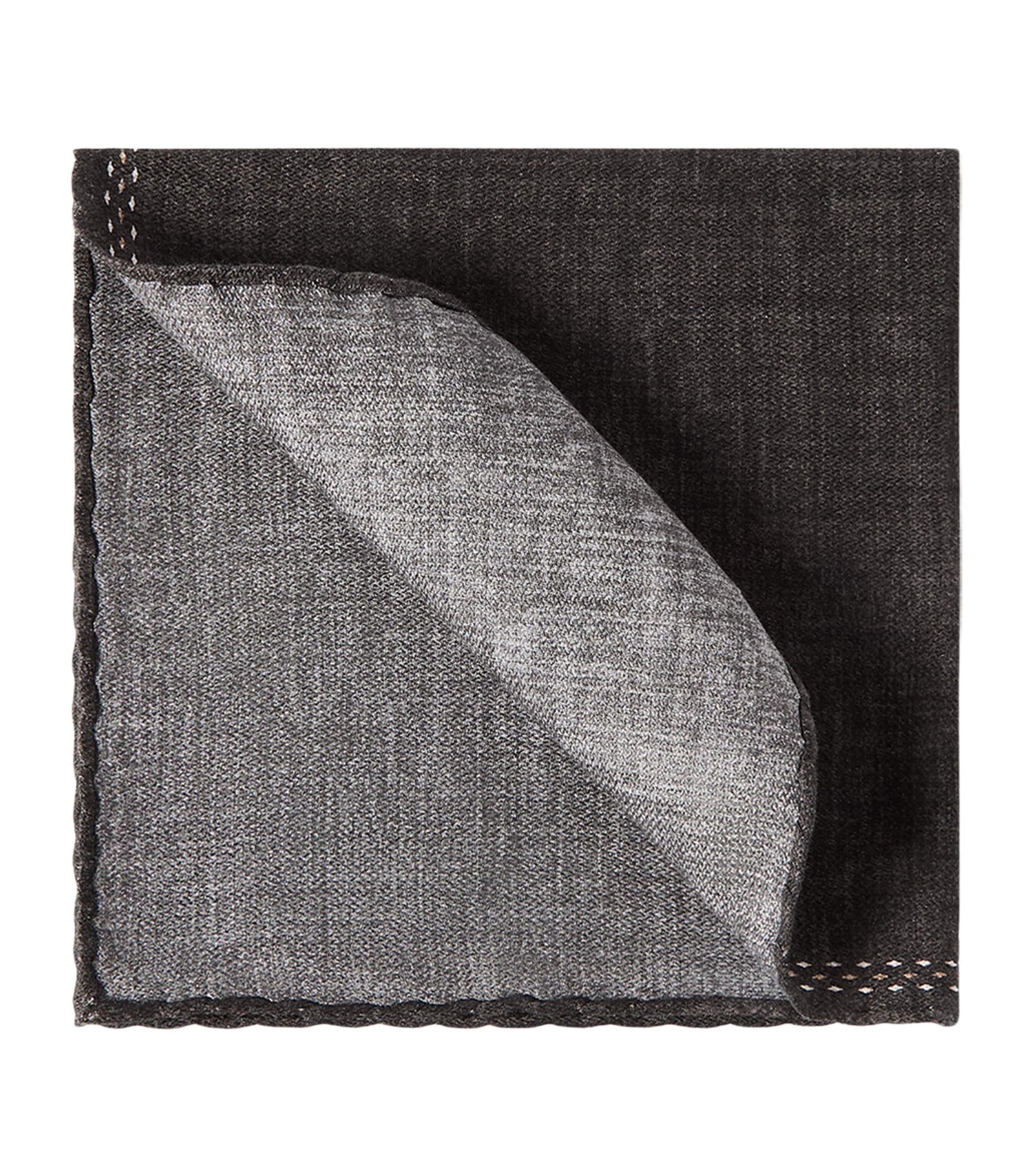 Brunello Cucinelli Silk Mélange Pocket Square