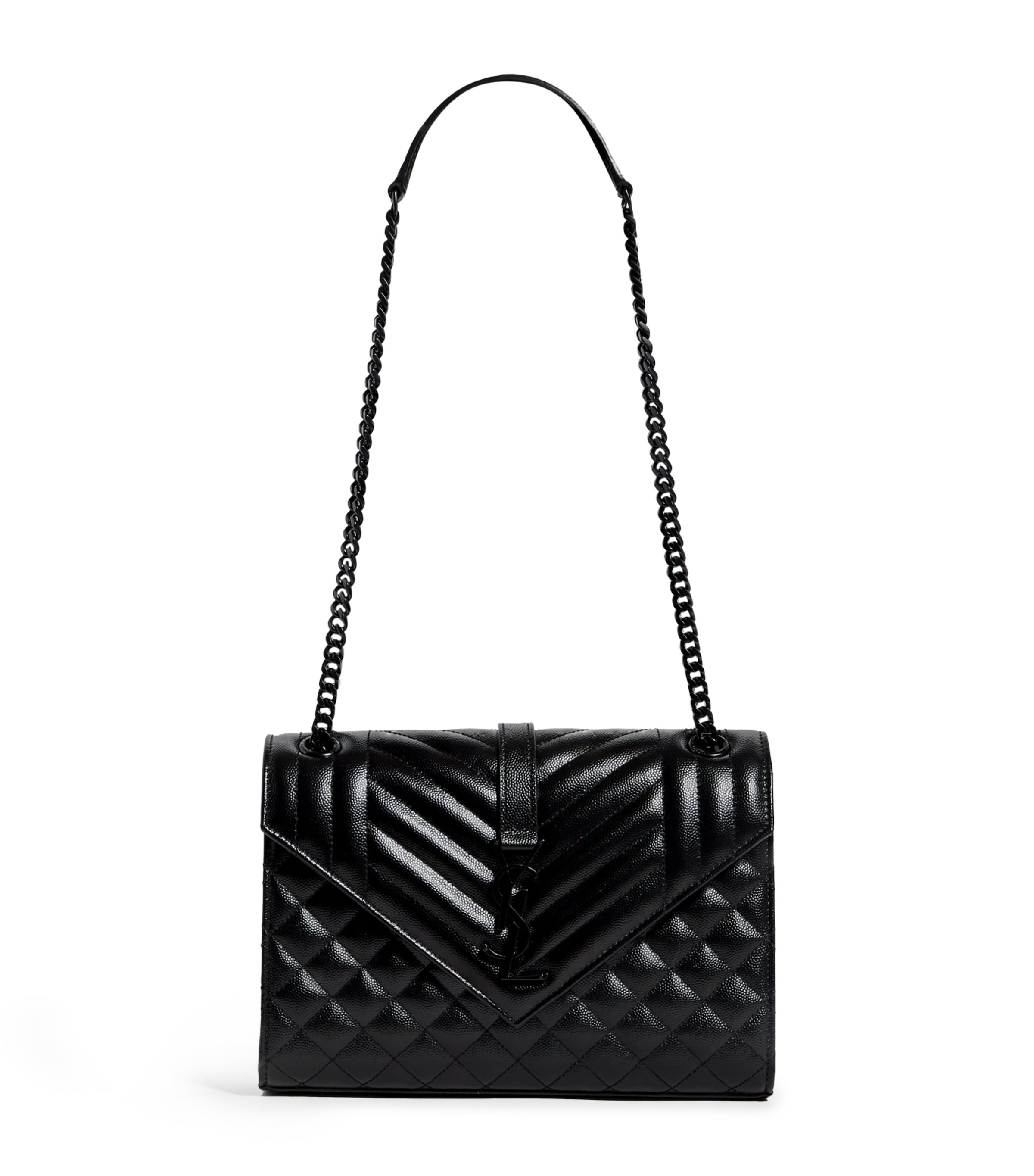 Saint Laurent Medium Envelope Matelassé Shoulder Bag