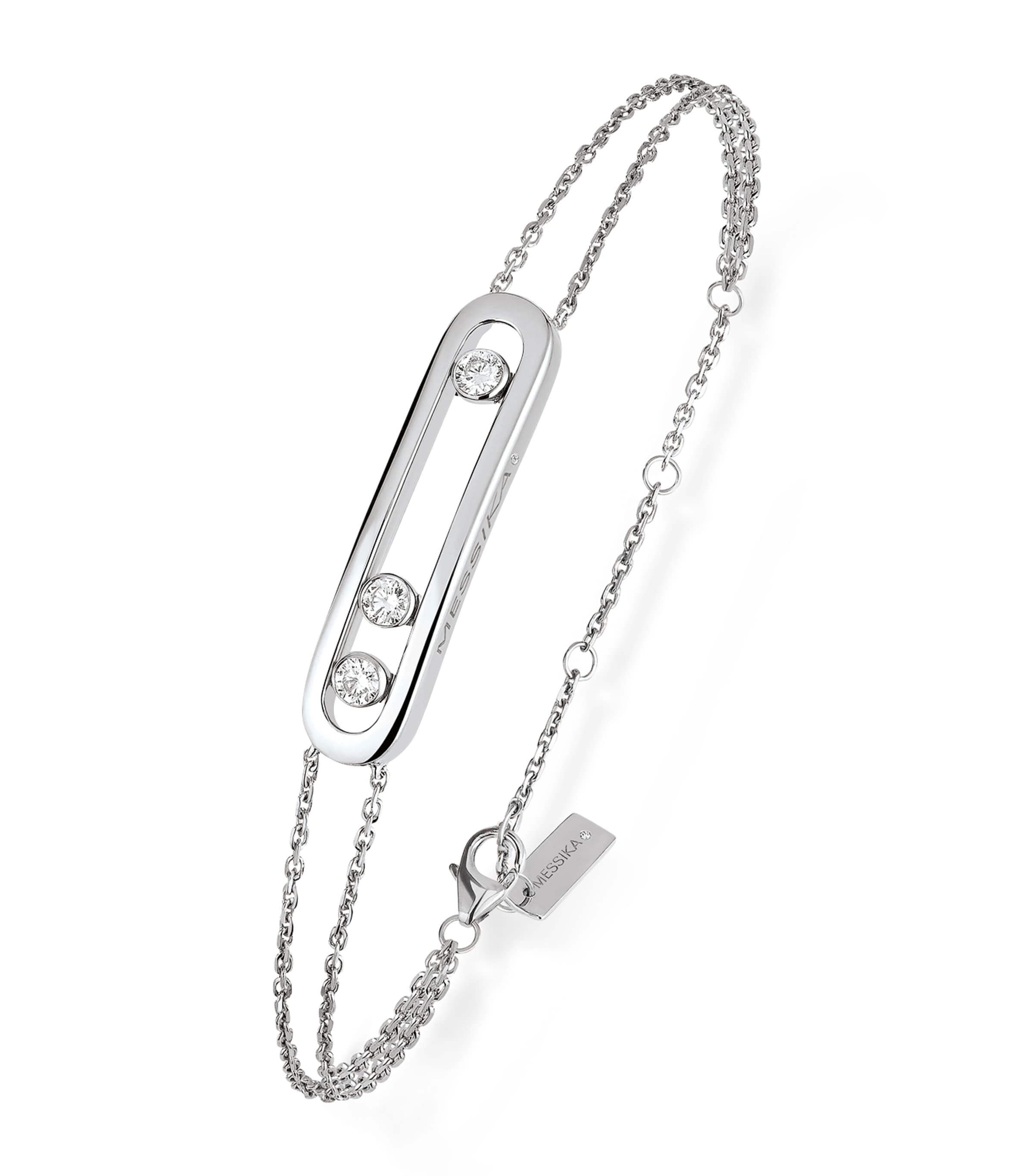 White Gold and Diamond Move Classique Bracelet