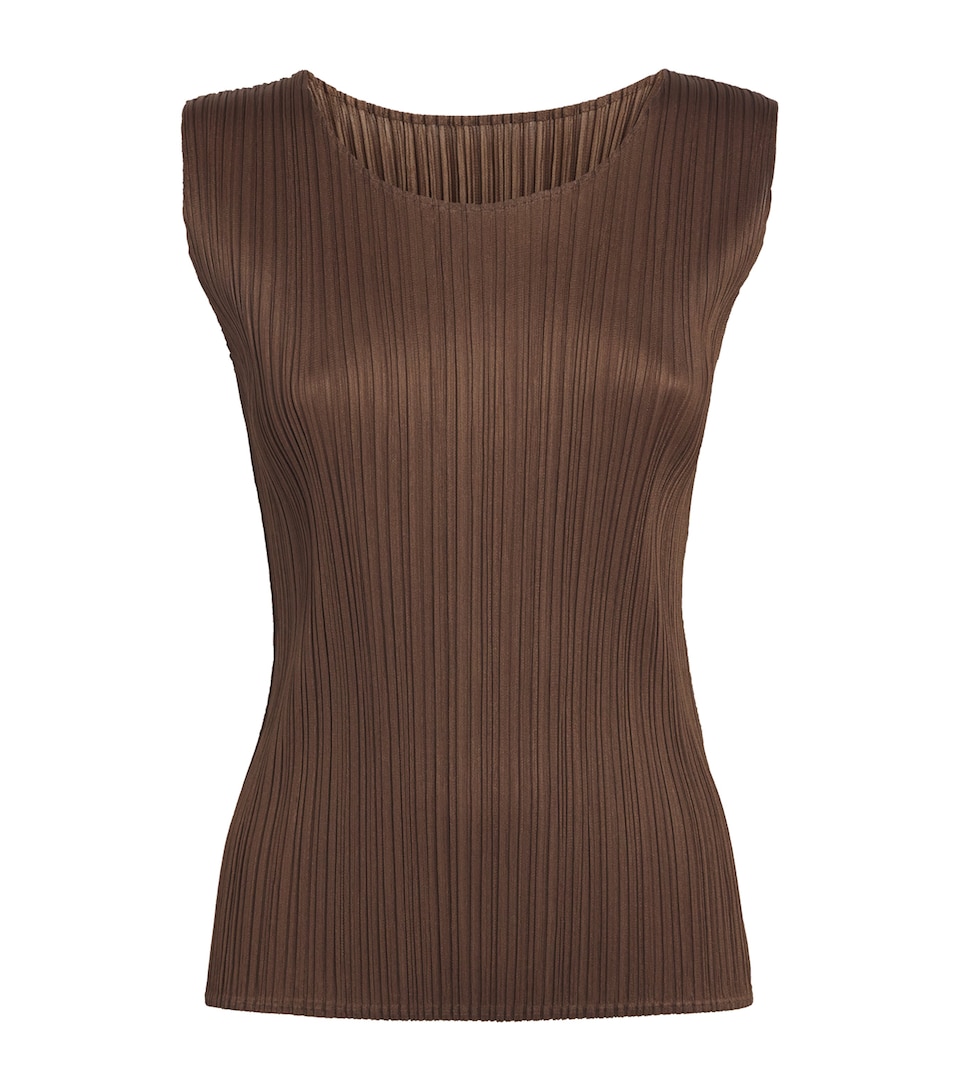Pleats Please Issey Miyake Womens New Colorful Basics 4 Tank Top