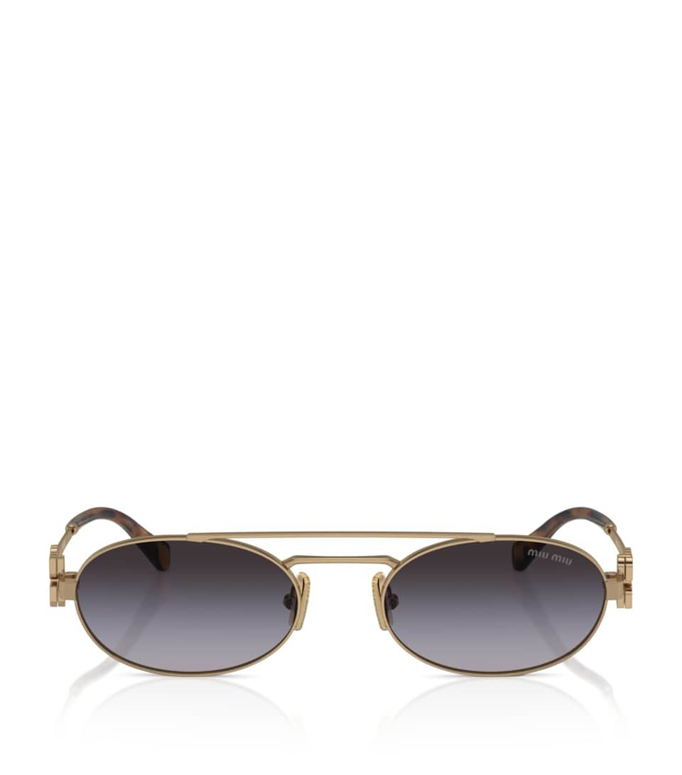 Injected Oval Sunglasses
