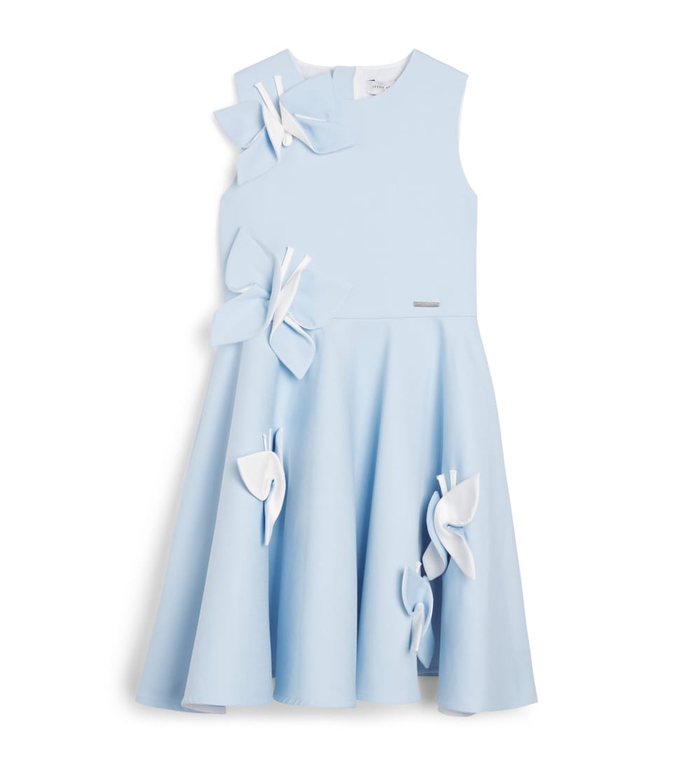 JESSIE AND JAMES Appliqué Butterfly Dress (10-14 Years) Blue