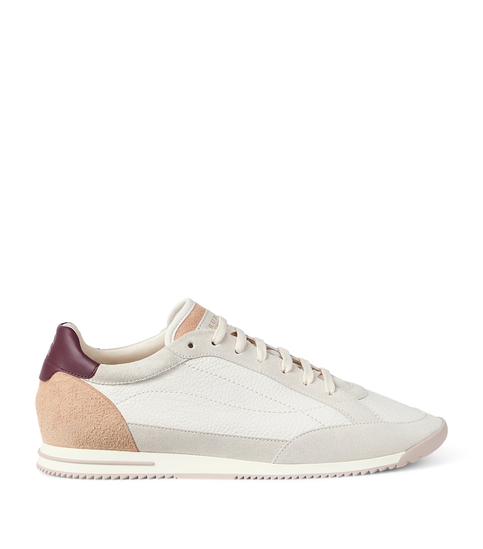 Deerskin-Suede Low-Top Sneakers