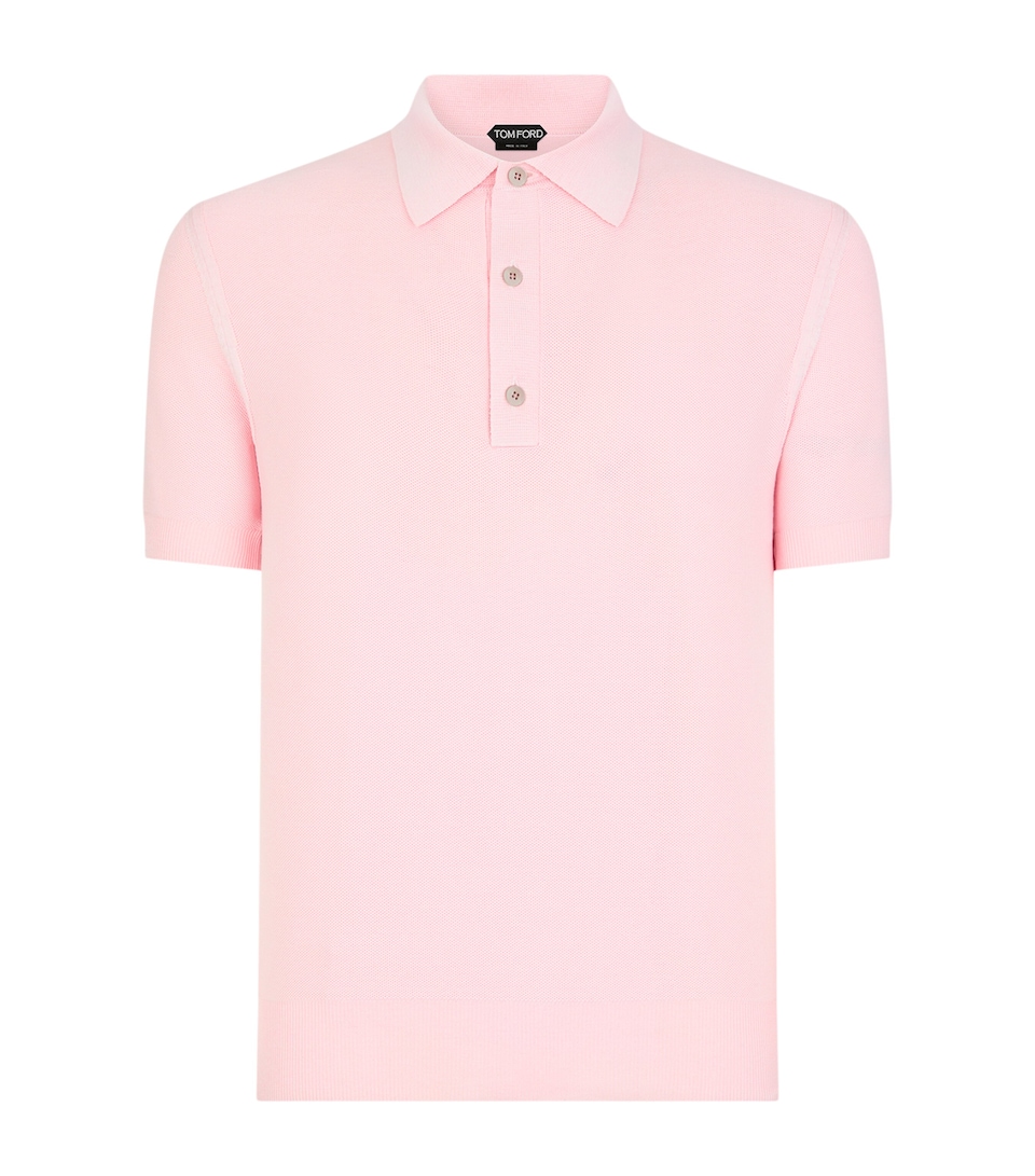 Silk-Cotton Polo Shirt
