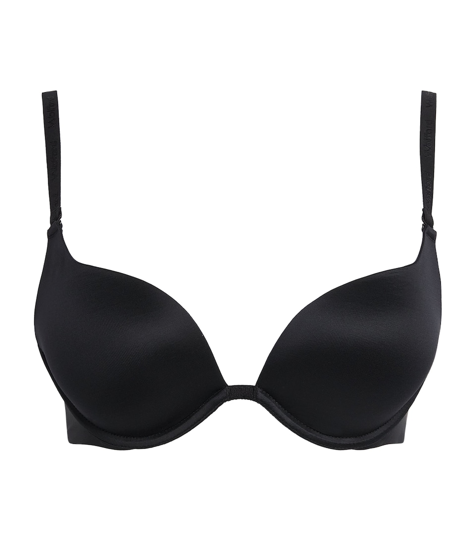 Wolford Womens Sheer Touch Push-Up Bra Black